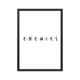 ENEMIES  A3 Poster