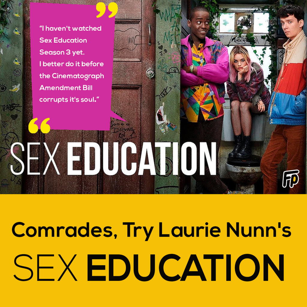 📯Comrades, Try Laurie Nunn's Sex Education
