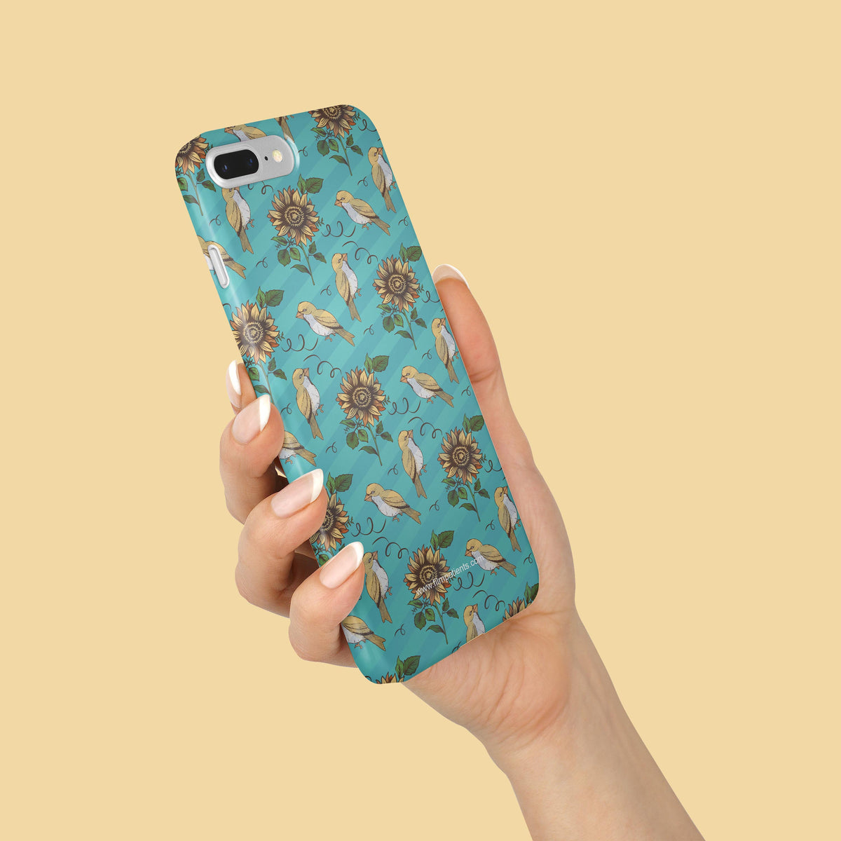 Bird Blue Floral Pattern | Film Patients