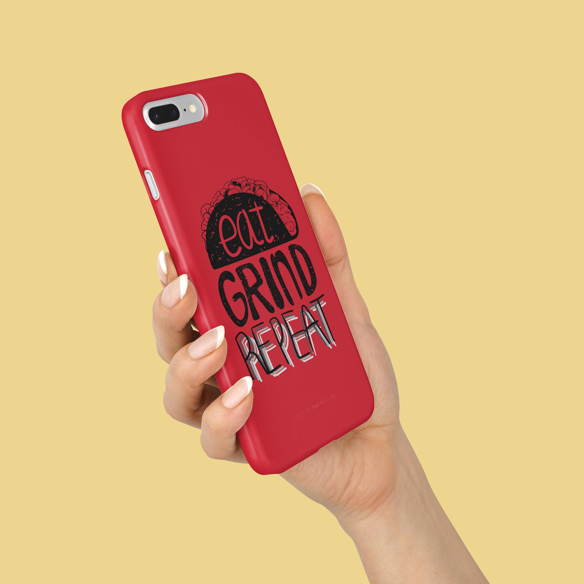 Eat Grind Repeat Mobile Cover | Film Patients