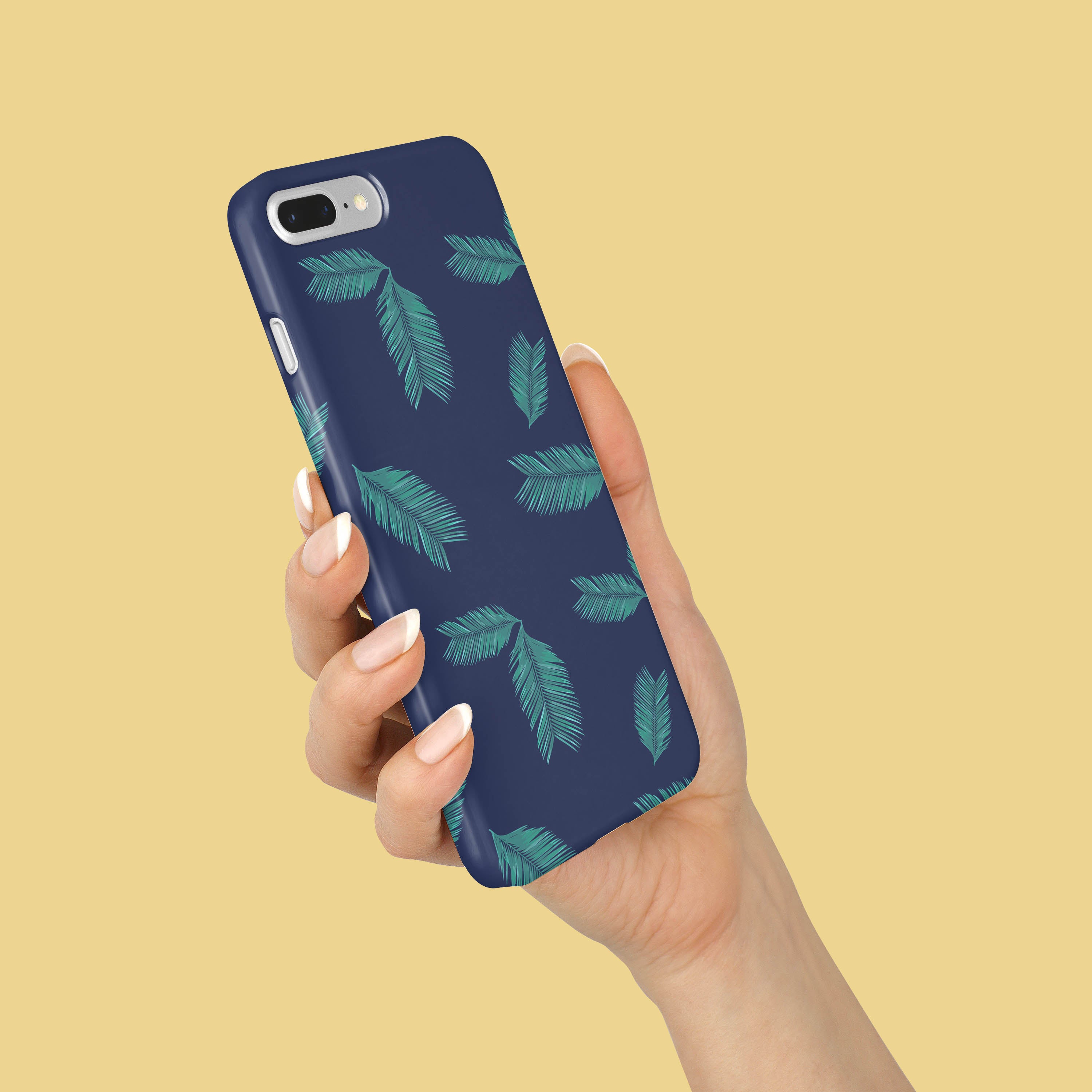 Green Leaves Pattern Mobile Cover | Film Patients