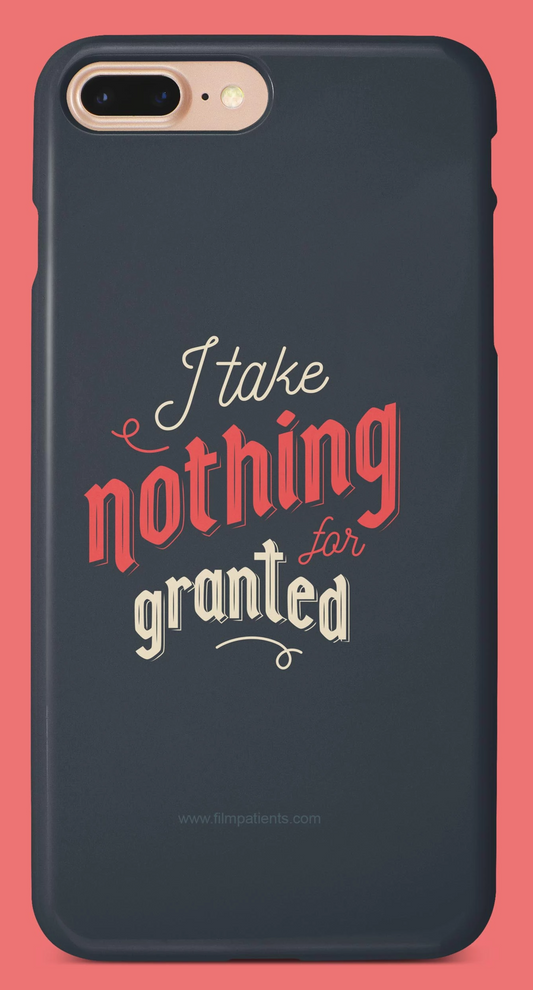 I Take Granted Designer Cover | Film Patients