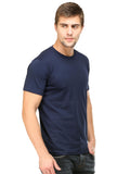Solids : Premium Navy Blue Unisex T -shirt