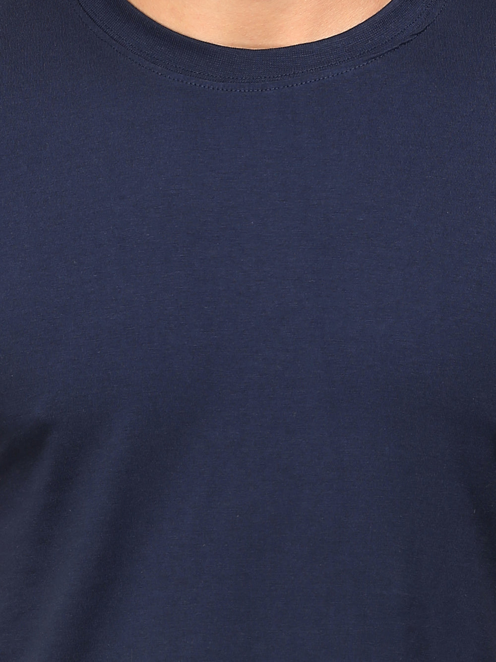 Solids : Premium Navy Blue Unisex T -shirt