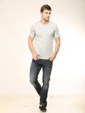 Solids : Premium Grey Melange Unisex T -shirt