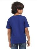 Solids: Plain Royal Blue Kids T-shirt