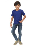 Solids: Plain Royal Blue Kids T-shirt