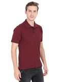 Polos: Maroon  Premium T-shirt