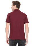 Polos: Maroon  Premium T-shirt