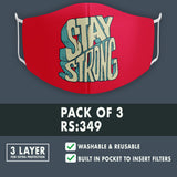 Stay Strong Premium Mask (Pack of 3)