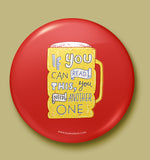 Beer Love Button Badge