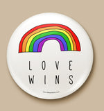 Love Wins Button Badge