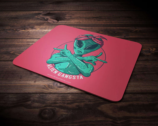 Alien Gangsta Mouse Pad