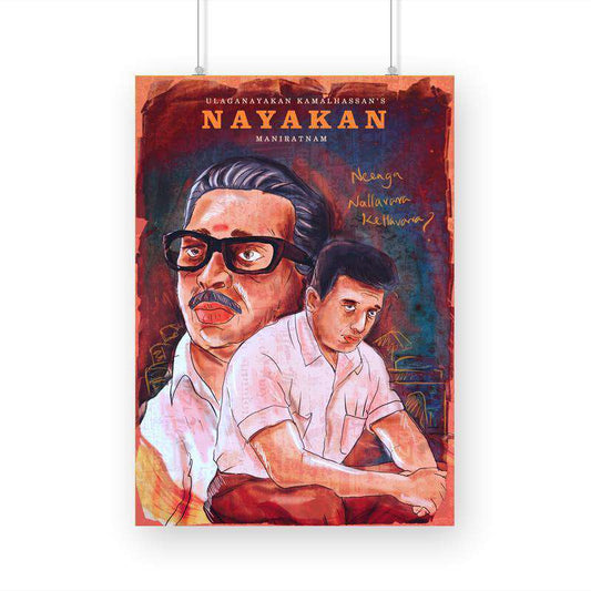 Nayakan Movie A3 Poster
