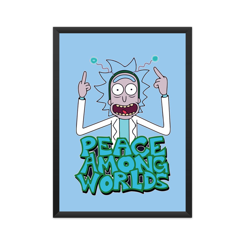 Rick and Morty: Peace Among World A3 Poster