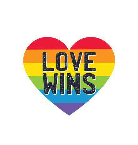 LGBT : Love Wins White Tshirt | Film Patients
