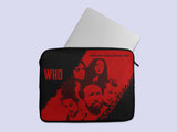 Who Movie Red Abstract Laptop Sleeve