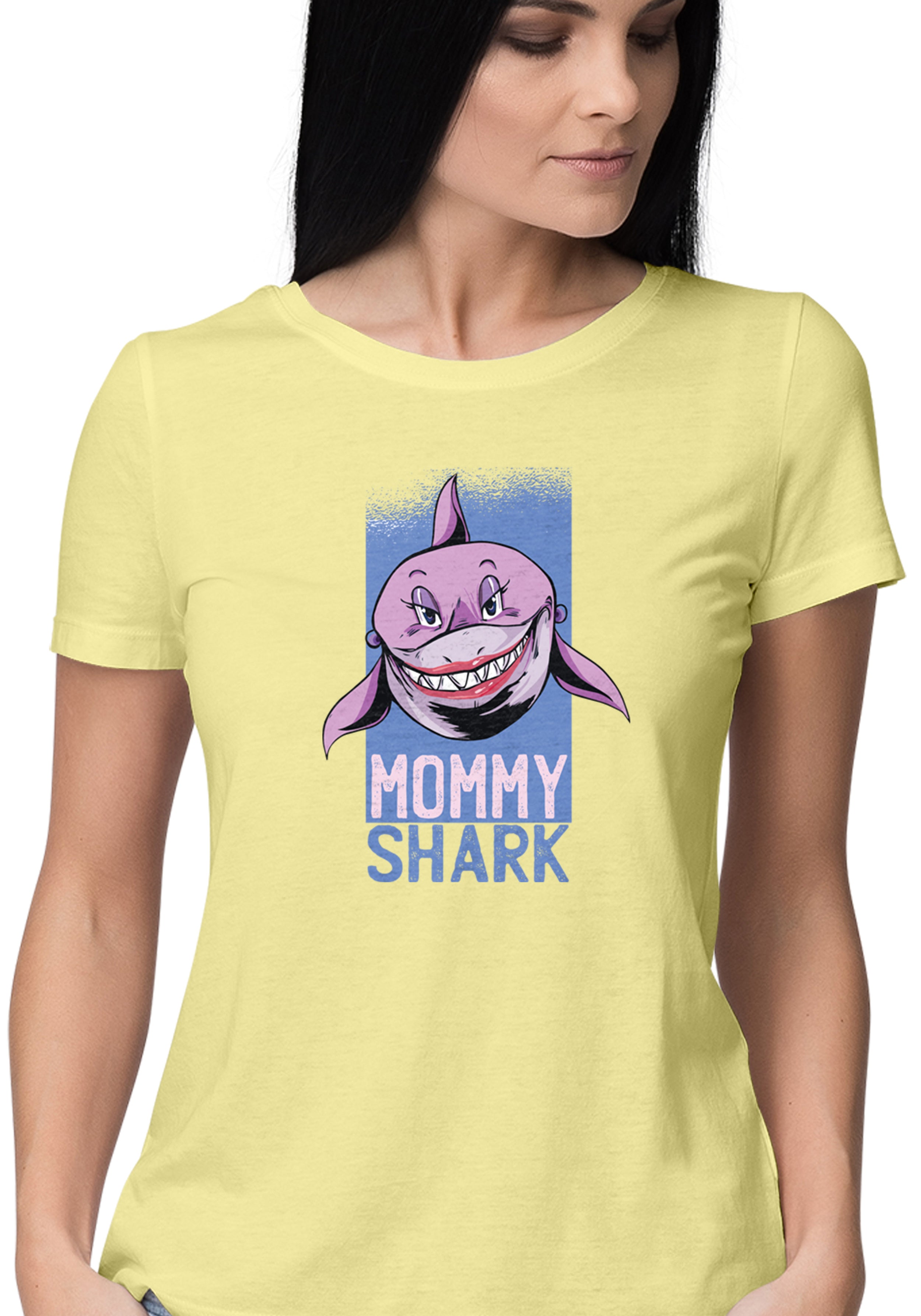 Mommy Shark Womens Tshirt