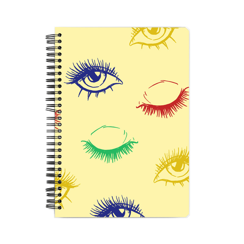 Eye Lashes Pattern Notebook