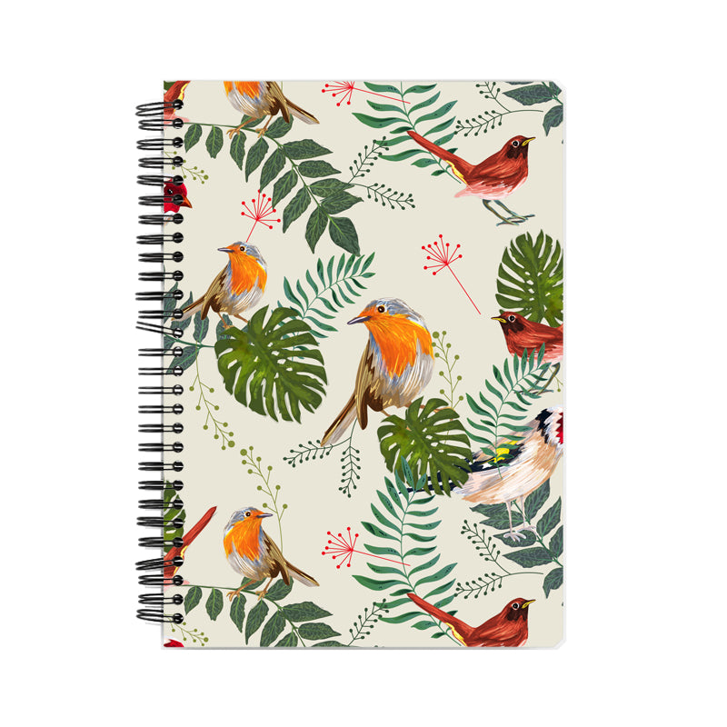 Birds and Leaves Notebook