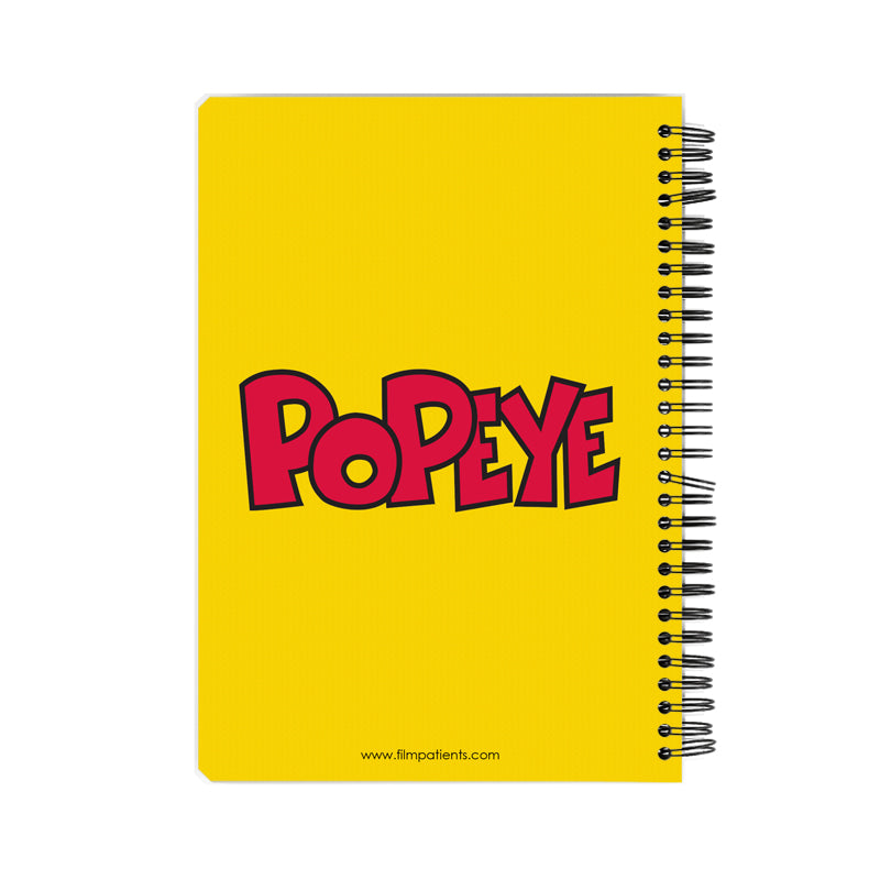 Popeye Goes Green Notebook