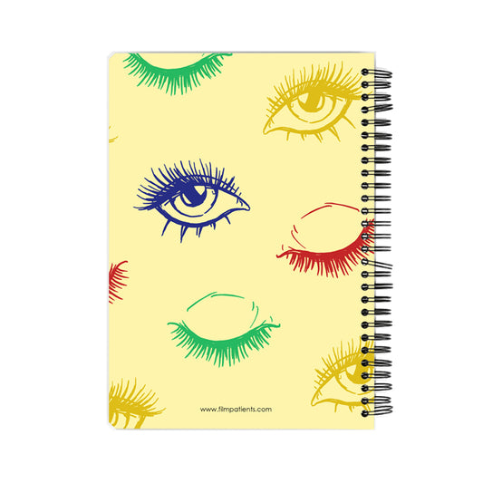 Eye Lashes Pattern Notebook