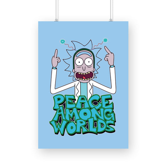 Rick and Morty: Peace Among World A3 Poster