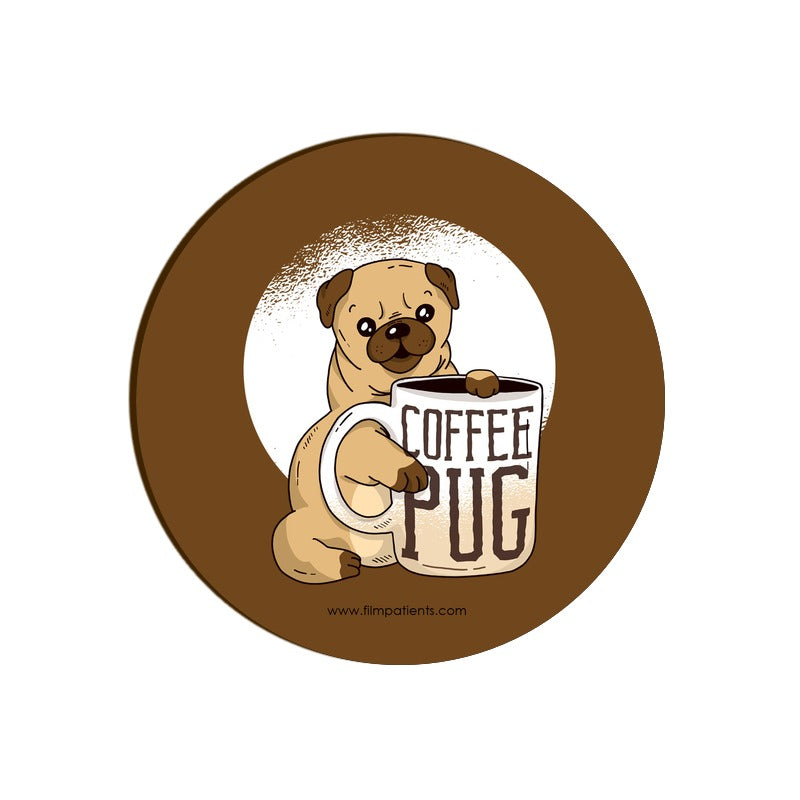 Coffee Pug Coaster
