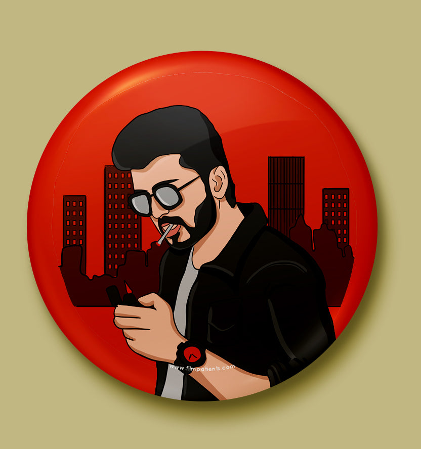 Vijay Sarkar Button Badge