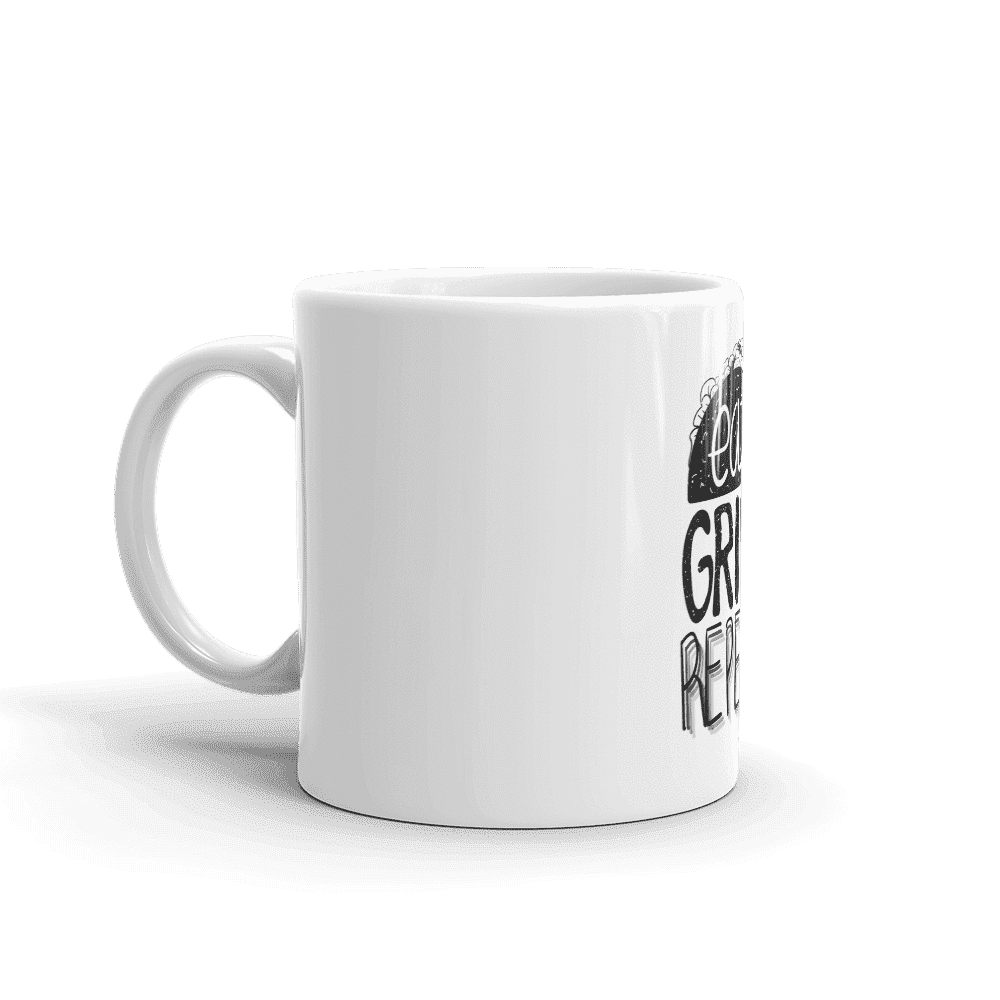 Eat Grind Repeat Coffee Mug