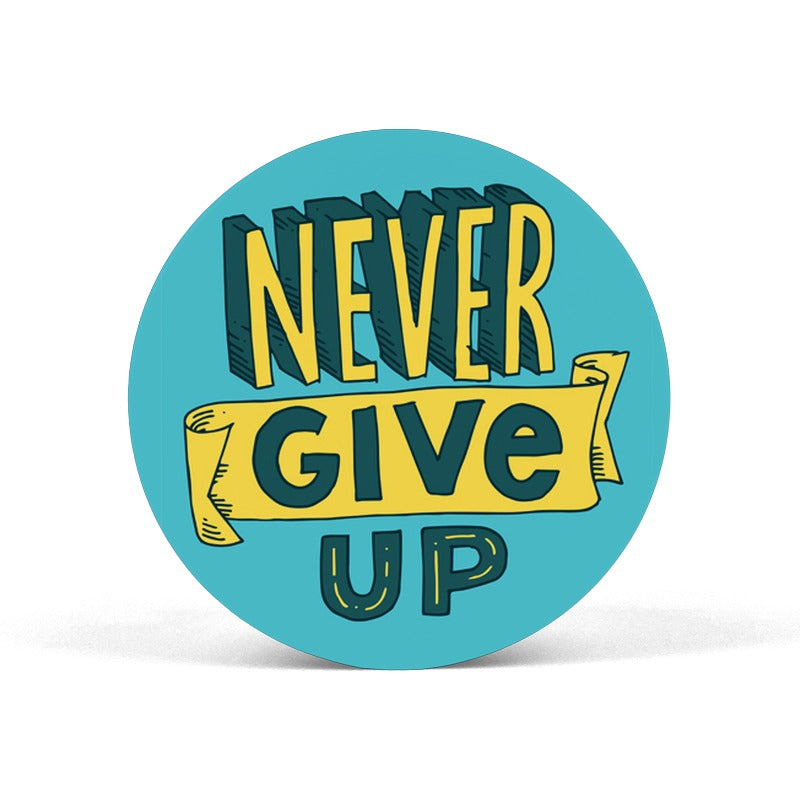 Never Give Up Pop Grip