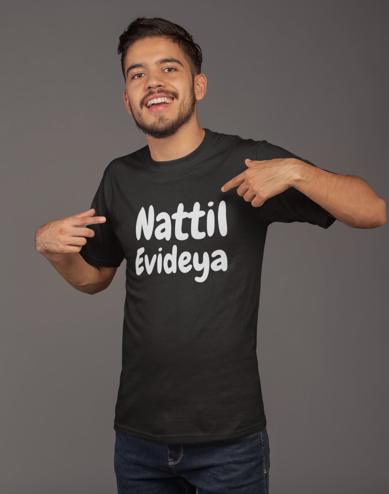 Nattil Evideya Premium Tshirt